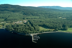 Aerial of Fort St James Marina