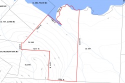 Contour & Dimensions Map