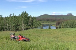 ATV at Noralee Lake