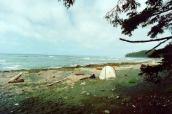 Camping on Christiansen Point