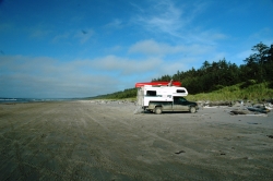 Camper at Haida Gwaii