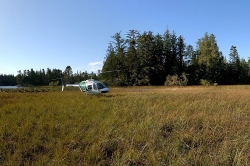 Calvert Island Helicopter