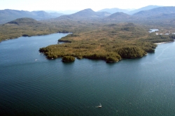 Looking NorthWest at Goble Point