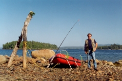 Rudy with Zodiak on property