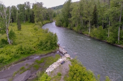 Aerial  Fish Counting Bridge