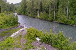 Aerial  Fish Counting Bridge