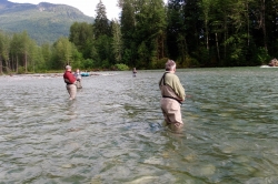 Fishing on Pitt River