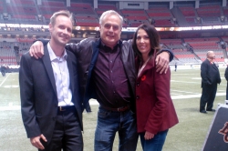 Rudy at the BC Lions Game