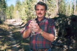 Rudy with a grouse