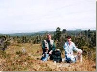 Rudy conducting a field check