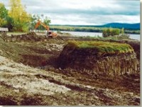 Lake building in process